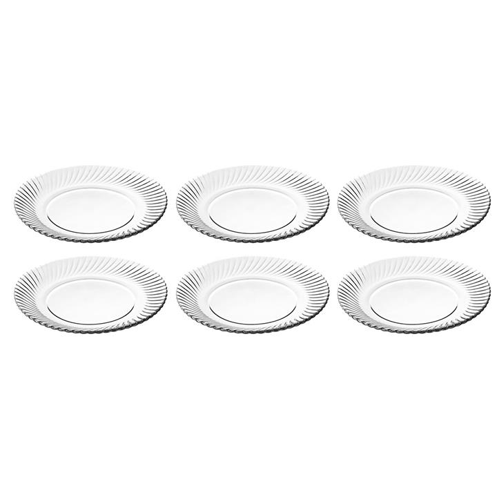 پیش دستی نوری تازه سری دایموند مدل 401002T بسته 6 عددی Noritazeh Diamond 401002T Plate Pack of 6